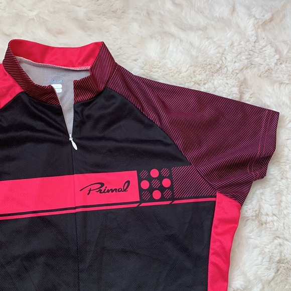 Bike/cycling top, black/hot pink, by Primal, size M - Picture 5 of 8